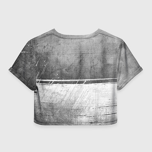 Женский топ Borussia - grey gradient посередине / 3D-принт – фото 2