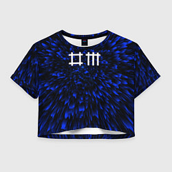 Женский топ Depeche Mode blue energy