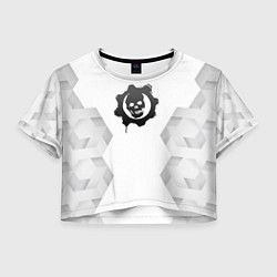 Женский топ Gears of War white poly