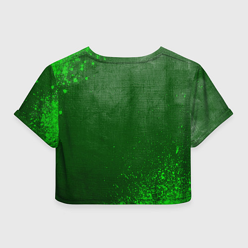 Женский топ AC Milan - green gradient / 3D-принт – фото 2