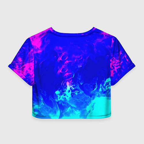 Женский топ Monster energy дым неоновый / 3D-принт – фото 2