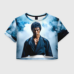 Женский топ Брюс Ли в дыму