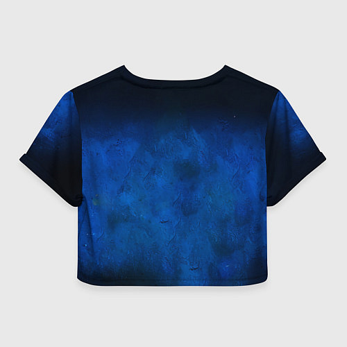 Женский топ Дастин Порье на синем / 3D-принт – фото 2