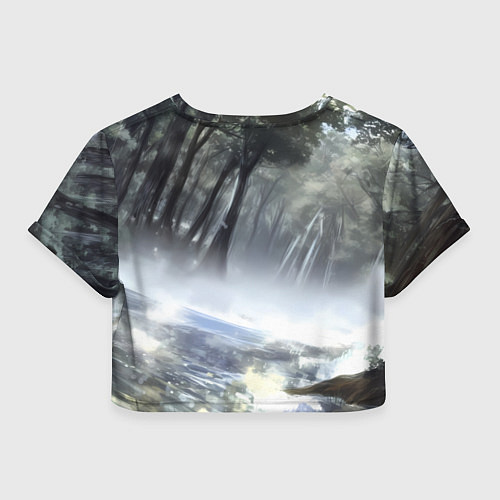 Женский топ БМВ брызги из под колес / 3D-принт – фото 2