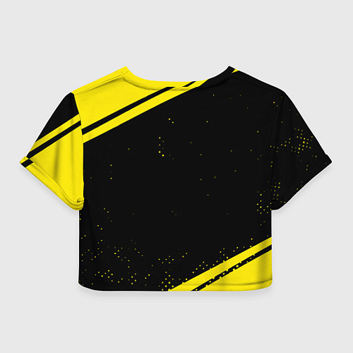 Женский топ Borussia полосы / 3D-принт – фото 2