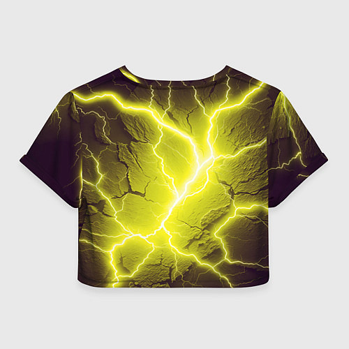 Женский топ Color yellow black / 3D-принт – фото 2