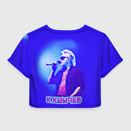 Женский топ Кинчев Константин / 3D-принт – фото 2