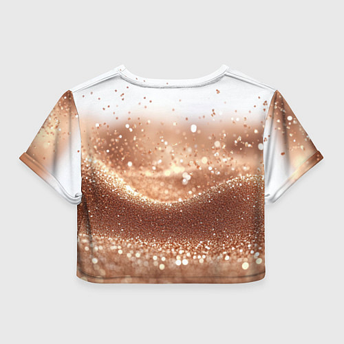 Женский топ Inzoi логотип на песочном фоне / 3D-принт – фото 2