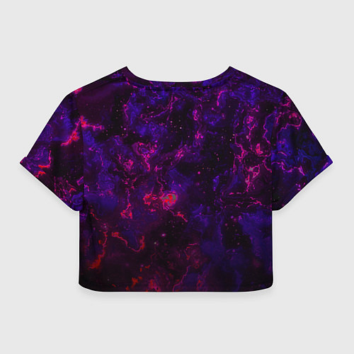 Женский топ Космонавт в пылающем космосе / 3D-принт – фото 2