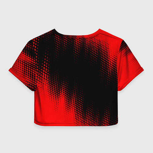Женский топ Volvo - red gradient посередине / 3D-принт – фото 2