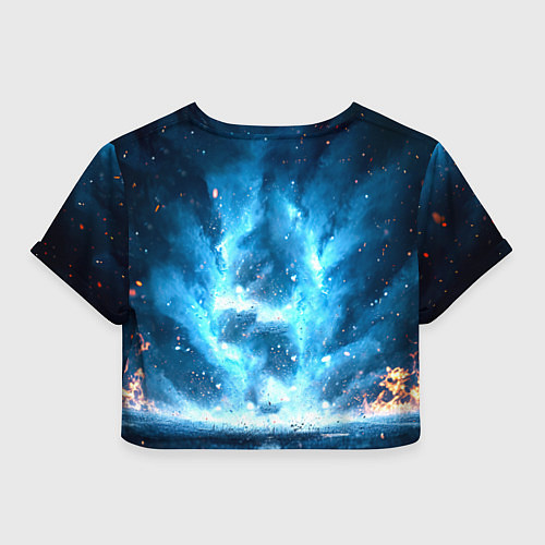 Женский топ Квотербек идет в огень / 3D-принт – фото 2