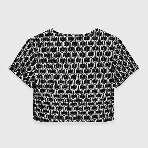 Женский топ Кольчуга крупная - паттерн / 3D-принт – фото 2