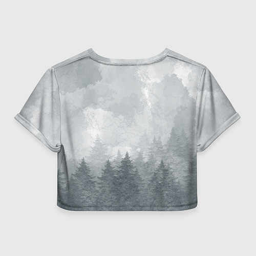 Женский топ Лес мой храм - медведь русич / 3D-принт – фото 2