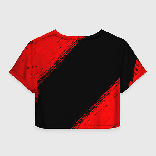 Женский топ Hitman - red gradient / 3D-принт – фото 2