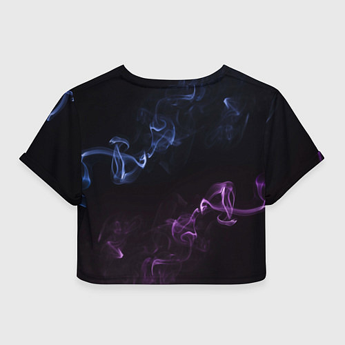 Женский топ Color black blue pink / 3D-принт – фото 2