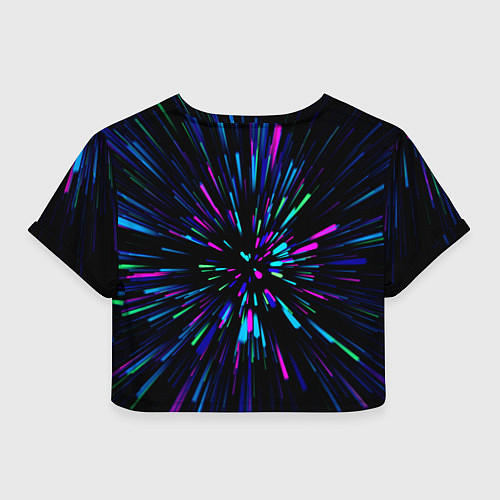 Женский топ Neon rods / 3D-принт – фото 2