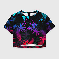 Женский топ Starfield неоновые тропики