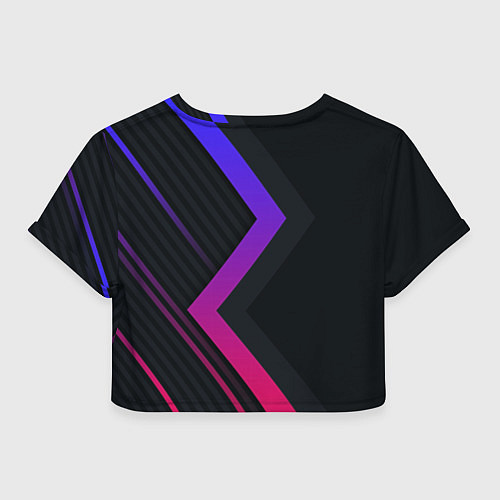 Женский топ Color black line / 3D-принт – фото 2