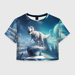 Женский топ Снежный динозавр - история вымирания