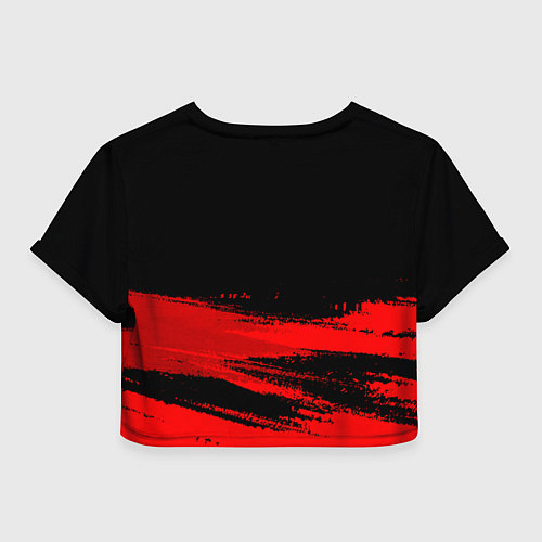 Женский топ Sevilla - red gradient посередине / 3D-принт – фото 2