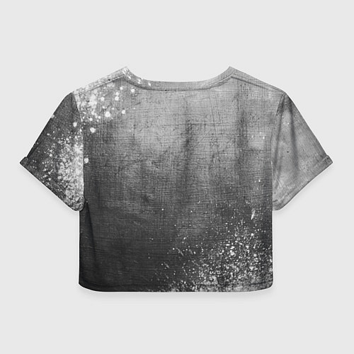 Женский топ Thirty Seconds to Mars - grey gradient / 3D-принт – фото 2