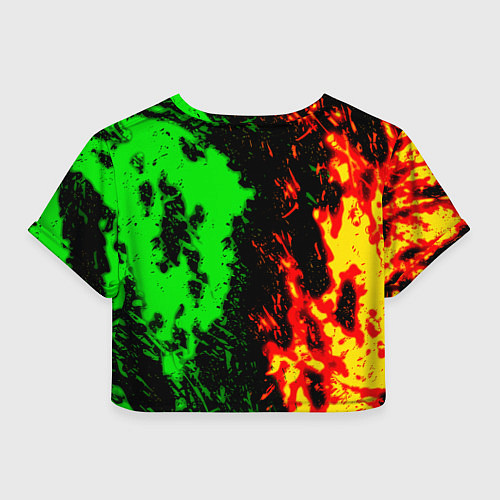 Женский топ Dota 2 кислотные краски / 3D-принт – фото 2