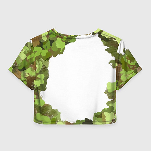 Женский топ Камуфляж альпениста / 3D-принт – фото 2
