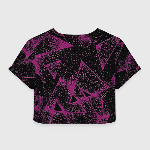 Женский топ The triangle is pink / 3D-принт – фото 2