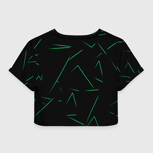 Женский топ Color light green line / 3D-принт – фото 2