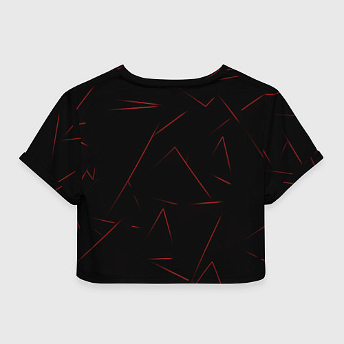 Женский топ Color red line / 3D-принт – фото 2