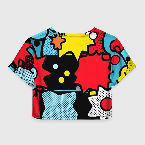 Женский топ Поп абстракция / 3D-принт – фото 2