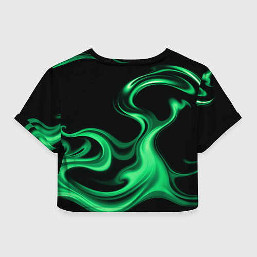 Женский топ Color green smoke / 3D-принт – фото 2