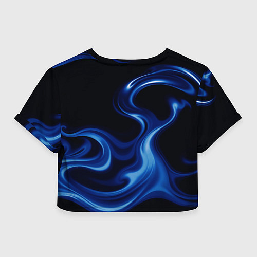 Женский топ Color blue smoke / 3D-принт – фото 2