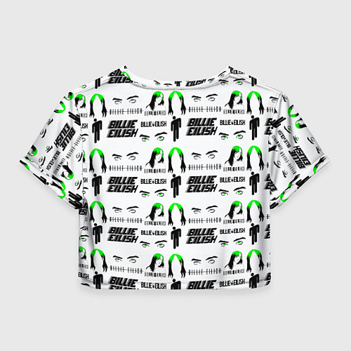 Женский топ Billie Eilish singer / 3D-принт – фото 2