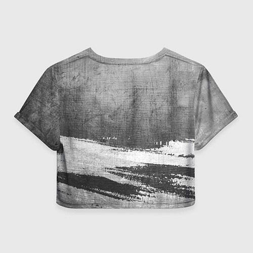 Женский топ Deep Purple - grey gradient посередине / 3D-принт – фото 2