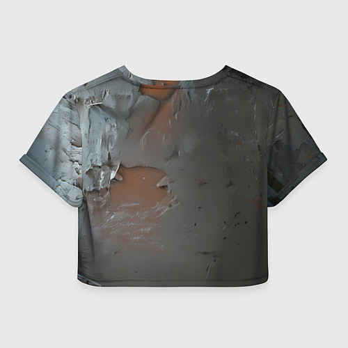 Женский топ Азиатская брюнетка в рваном белье / 3D-принт – фото 2