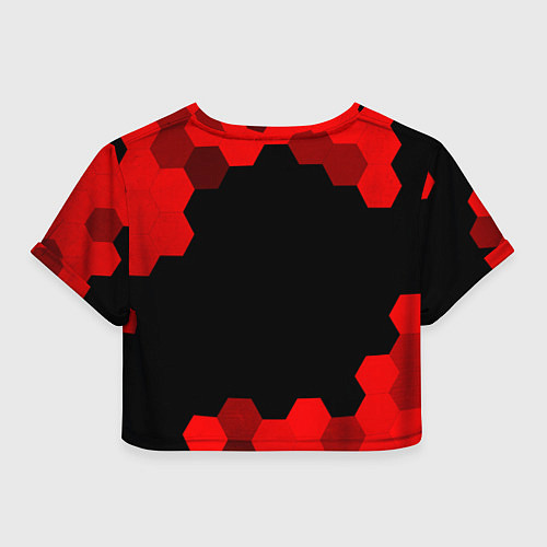 Женский топ Citroen - red gradient / 3D-принт – фото 2