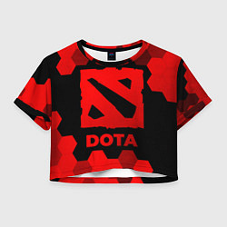 Женский топ Dota - red gradient