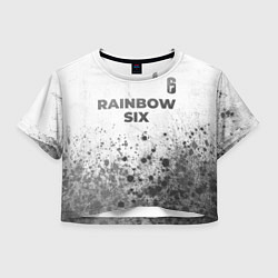 Женский топ Rainbow Six - white gradient посередине