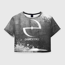 Женский топ Evanescence - grey gradient