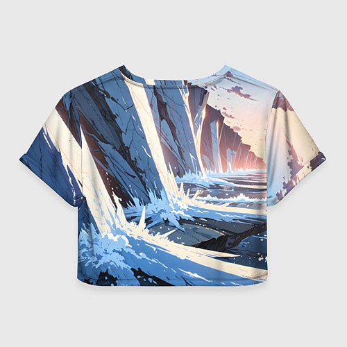 Женский топ Энергия льда / 3D-принт – фото 2