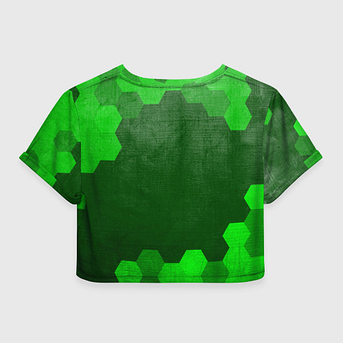 Женский топ Counter-Strike 2 - green gradient / 3D-принт – фото 2