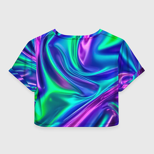 Женский топ Neon waves / 3D-принт – фото 2