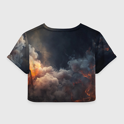 Женский топ ACDC логотип группы с молнией / 3D-принт – фото 2