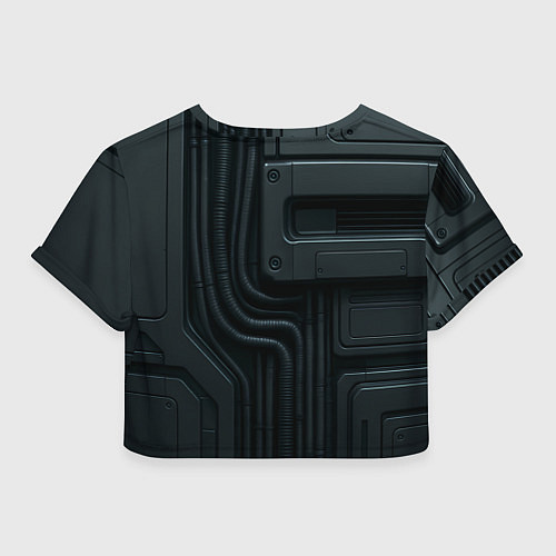 Женский топ Робокот - робот полицейский / 3D-принт – фото 2