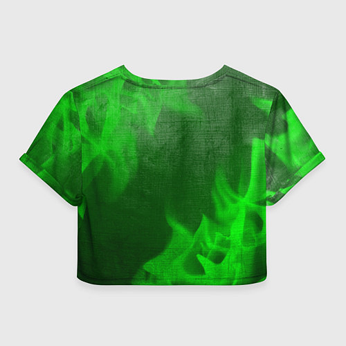 Женский топ Counter Strike 2 - green gradient / 3D-принт – фото 2