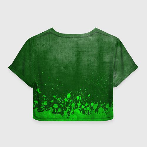 Женский топ Cyberpunk 2077 - green gradient посередине / 3D-принт – фото 2