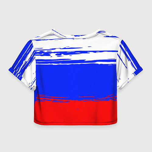 Женский топ Патриот - флаг / 3D-принт – фото 2