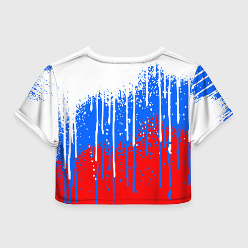 Женский топ Патриот - флаг / 3D-принт – фото 2