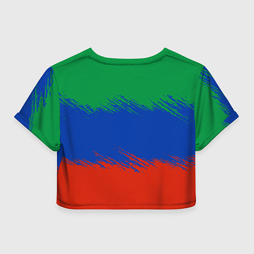 Женский топ Дагестанские цвета / 3D-принт – фото 2